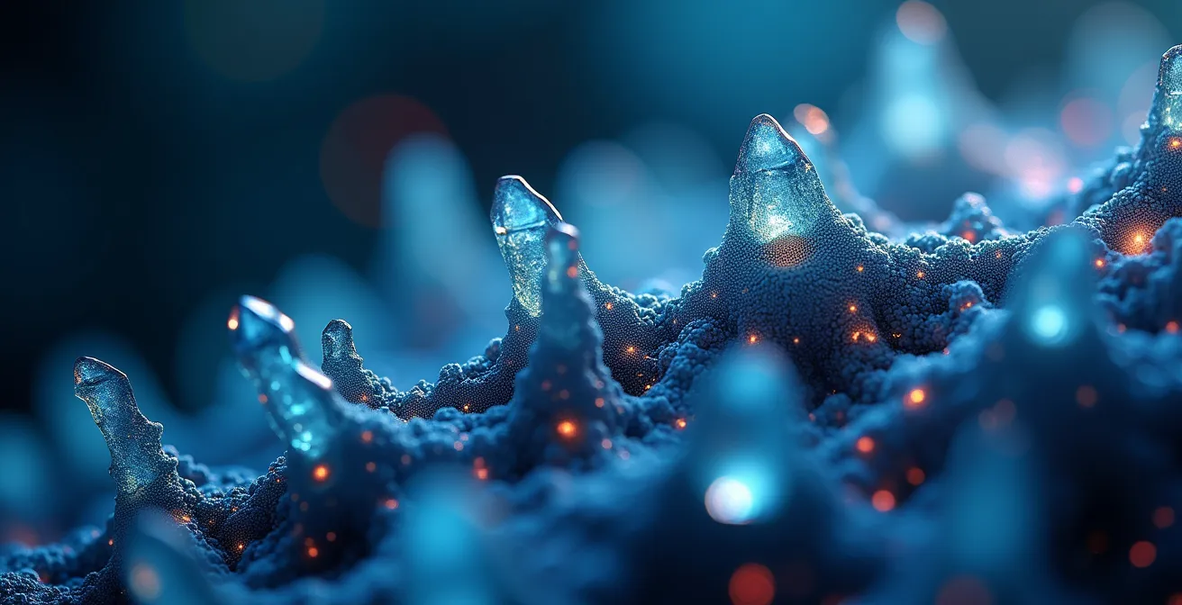 Représentation artistique de connexions neuronales symbolisant les liens d'équipe